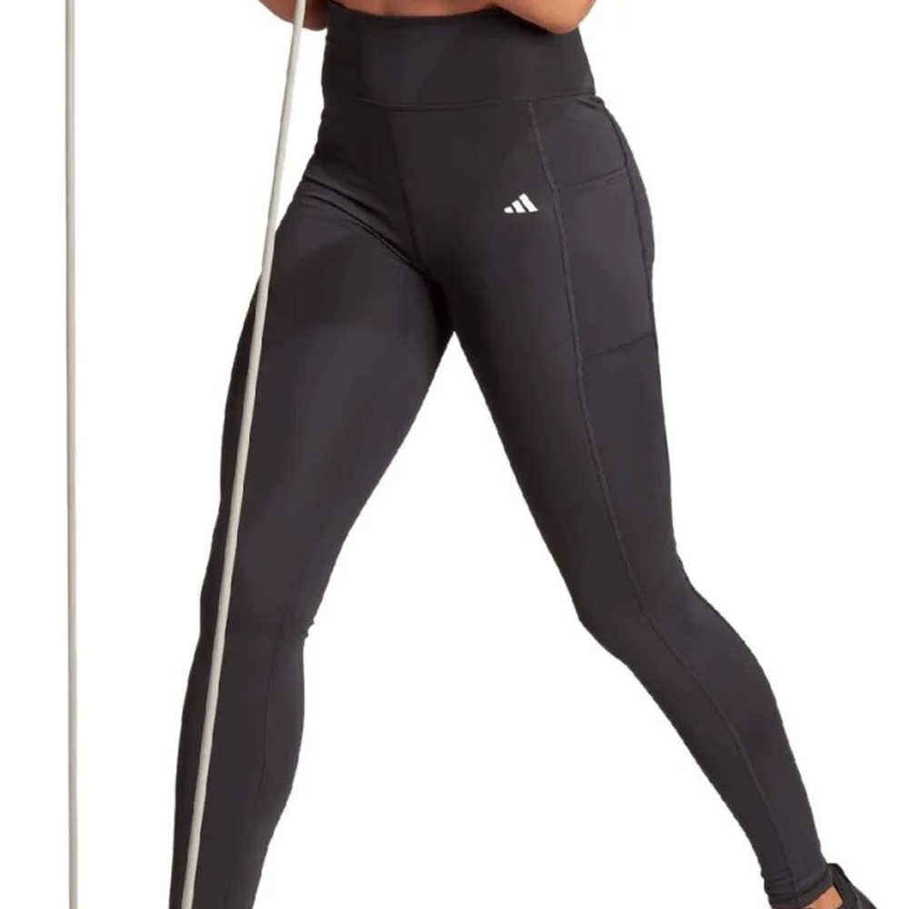 Adidas Optime Moisture-Wicking Full-Length Leggings w Pocket size M